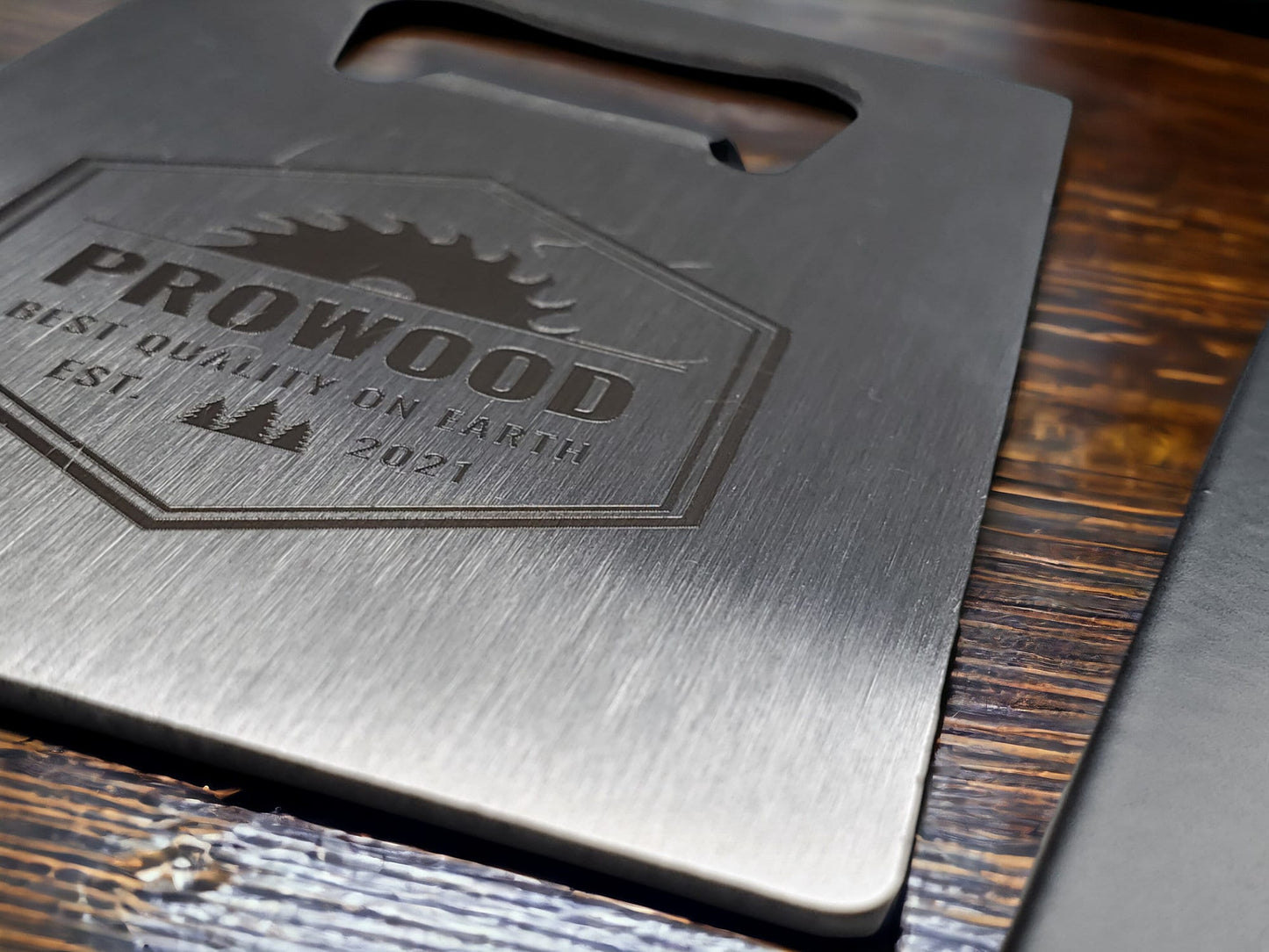 Carpenter Woodworker Logo Engraving, Custom Card Bottle Opener, Personalized Gift, Fits In Wallet, Customize Our Designs Or Send Your Logo