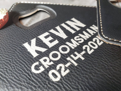 Groomsmen Asking Gifts, Bottle Opener Coaster, Groomsmen Proposal Gift, Will You Be My Groomsman, Groomsman Proposal, Groomsmen Gifts